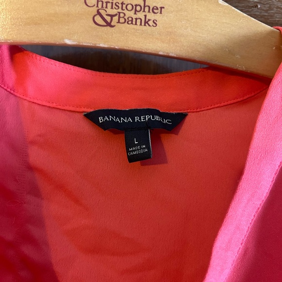 Banana Republic Vibrant Pink Blouse - Picture 3 of 6